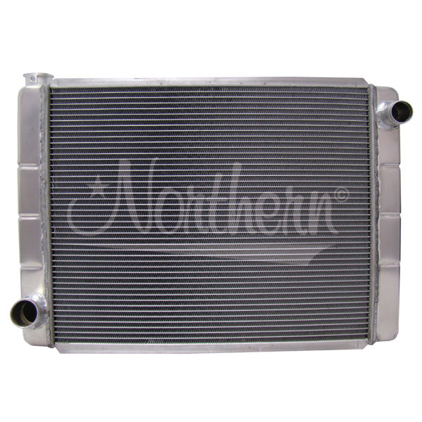 Northern Aluminum Radiator - 28" W x 19" H x 3-1/8" D - Driver Side Inlet - Passenger Side Outlet