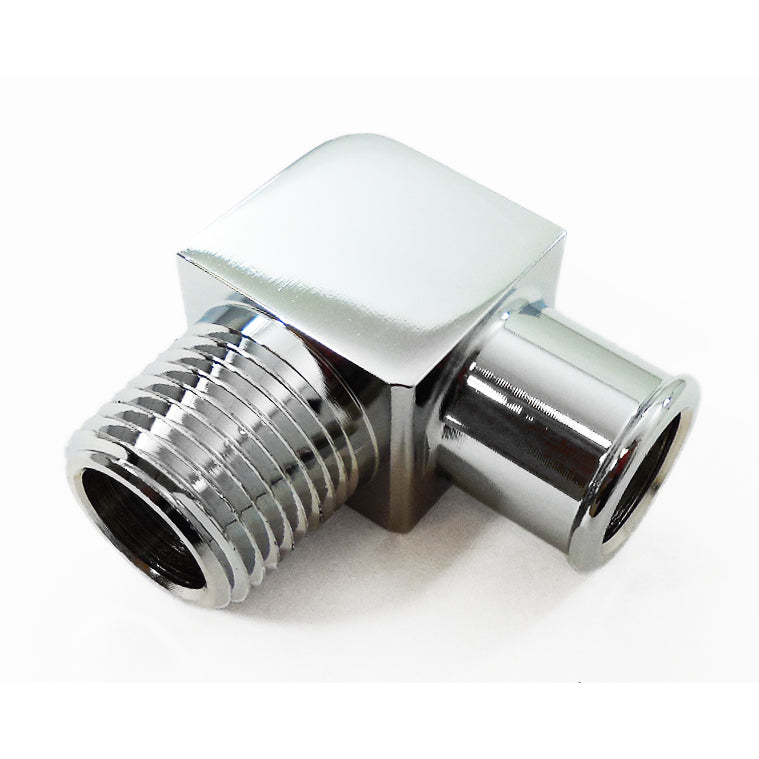 Racing Power 90 Degree Aluminum Fitting 3/4 X 1/2In- Chrome