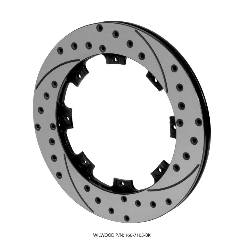 Wilwood SRP Drilled Performance Rotor - RH - 12.19" OD - 0.810" Thick - 8 x 7.620" Bolt Pattern