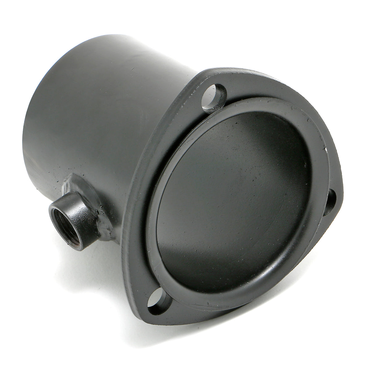 Hedman Hedders 3" Inlet to 3" OD Outlet Collector Reducer 3-Bolt Flange Gaskets Included O2 Bung - Steel