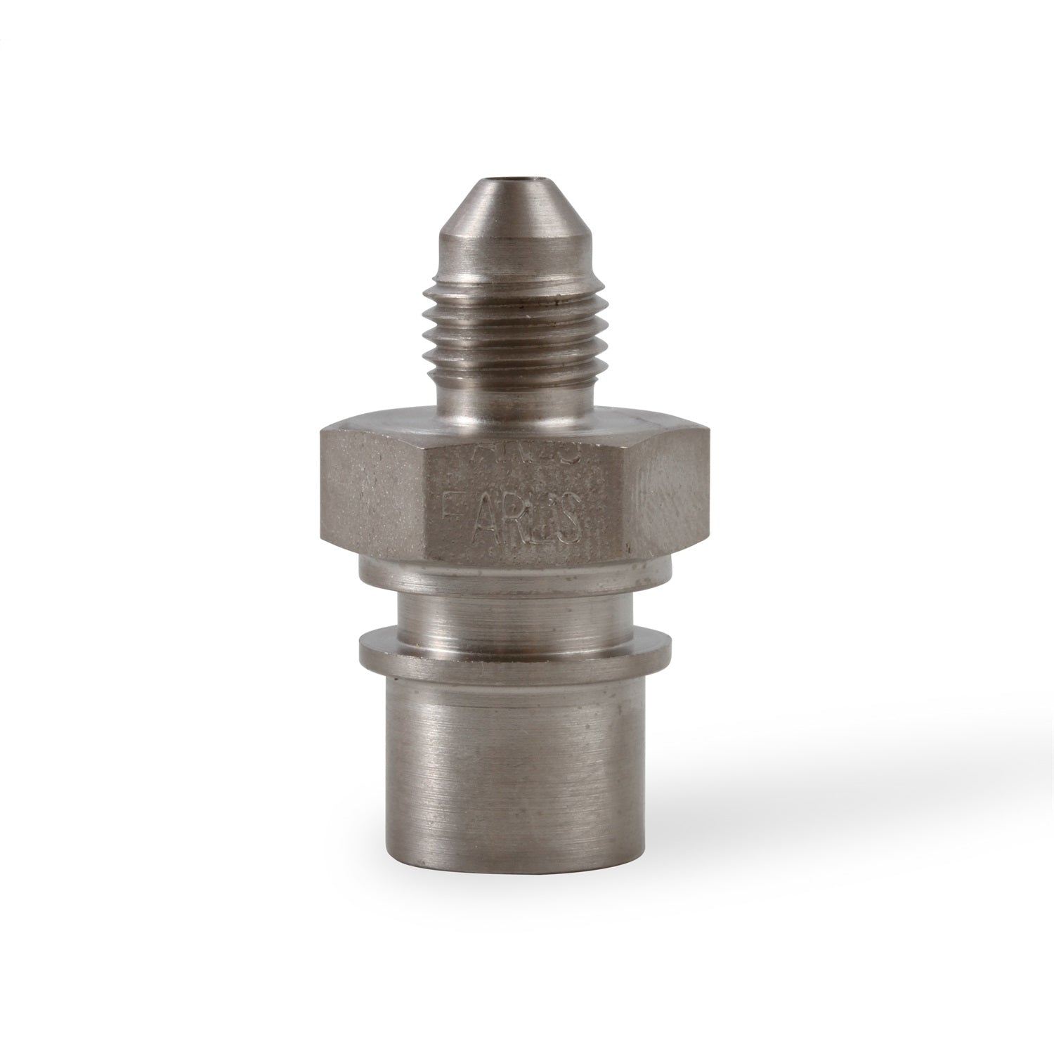Earl's Steel Tubing Adapter -03 AN to 3/8-24 x 1.0 Female Inverted Flare