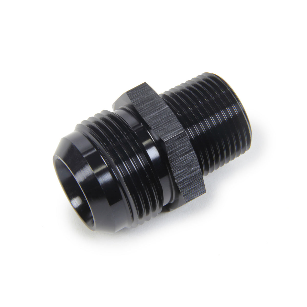 Triple X Race Co. Adapter Fitting Straight 16 AN Male to 3/4" NPT Male Aluminum - Black Anodize