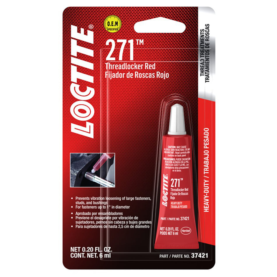 Loctite Threadlocker 271 HD Red 6ml/.20oz
