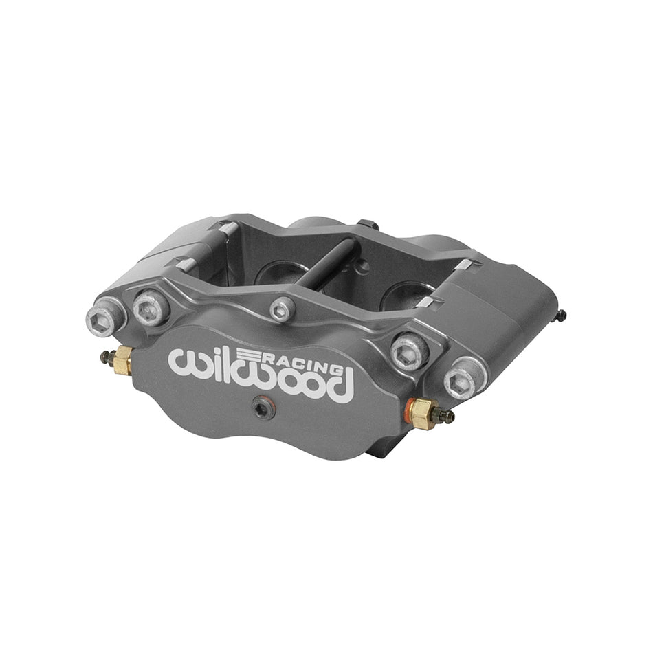 Wilwood Narrow Dynalite Brake Caliper - 4 Piston - Gray - 12.720 in OD x 0.810 in Thick Rotor - 4.75 in Radial Mount