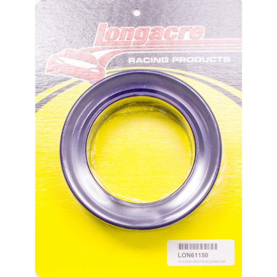 Longacre 5", 5.5" Deep Groove Coil Spring Rubber - Blue Meduim