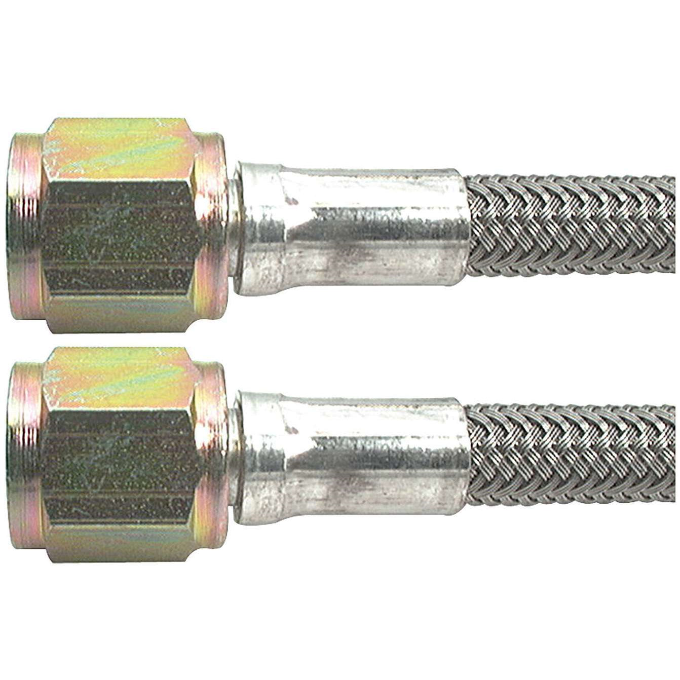 Allstar Performance 180" -4 Braided Stainless Steel Line w/ -4 Straight Ends