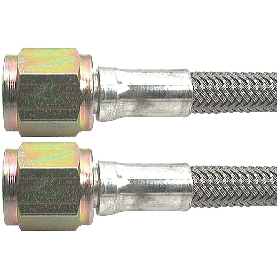 Allstar Performance 180" -4 Braided Stainless Steel Line w/ -4 Straight Ends