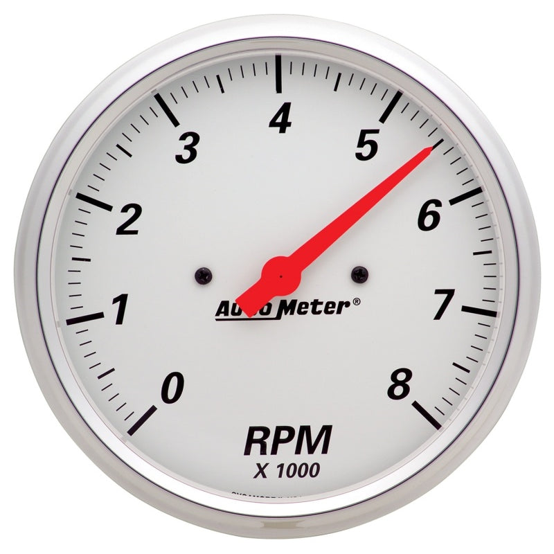 Auto Meter Arctic White Electric Tachometer - 5"