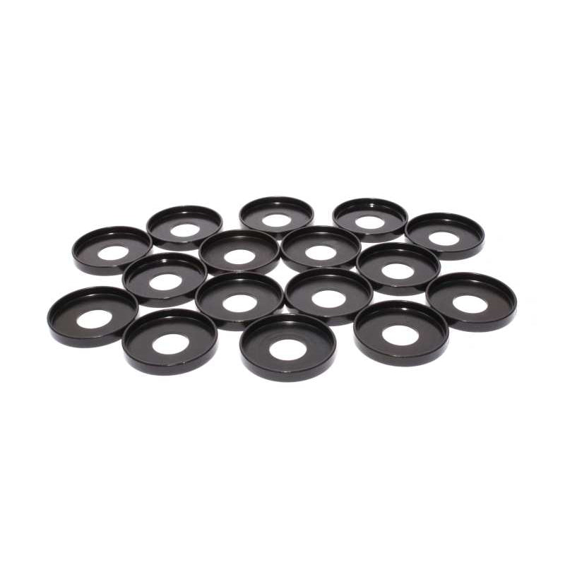 Comp Cams Valve Spring Cups - Outside,Steel,.060" Thick,1.78 "O.D.,.640 "I.D.,1.690 "Spring O.D.,Set of 16