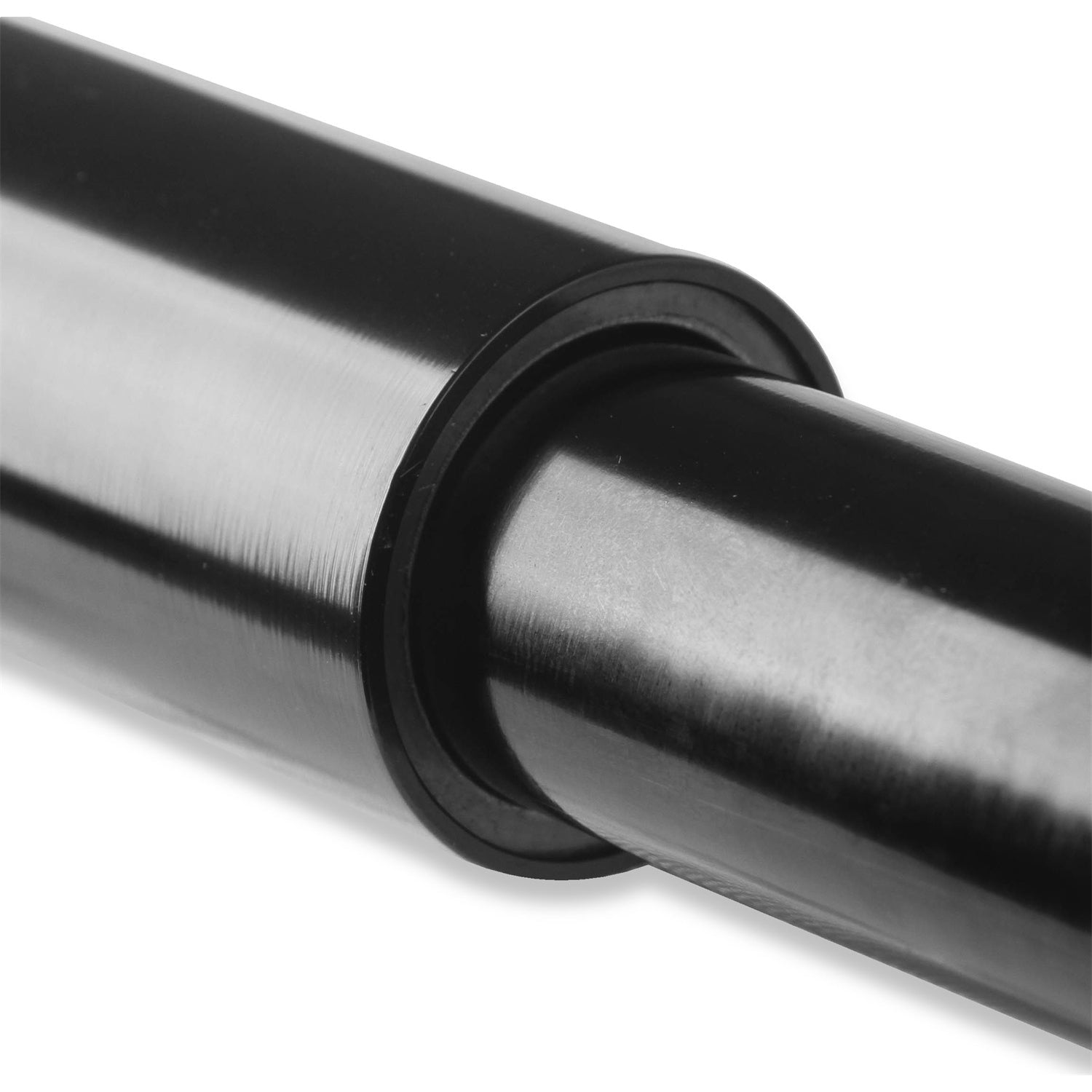 Earl's #-08 AN Adjustable Fuel Log - Billet Aluminum Black