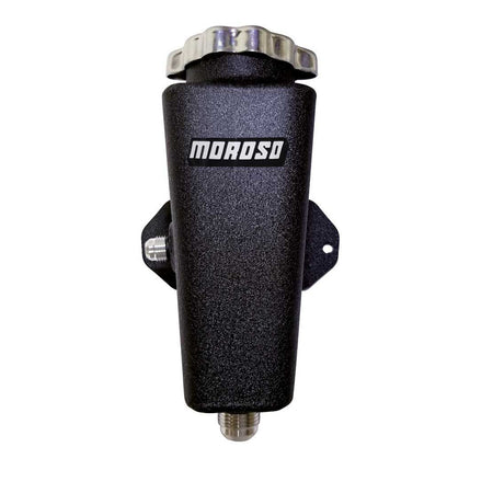 Moroso Power Steering Reservoir - 10 AN Outlet - Flat Mount - Aluminum