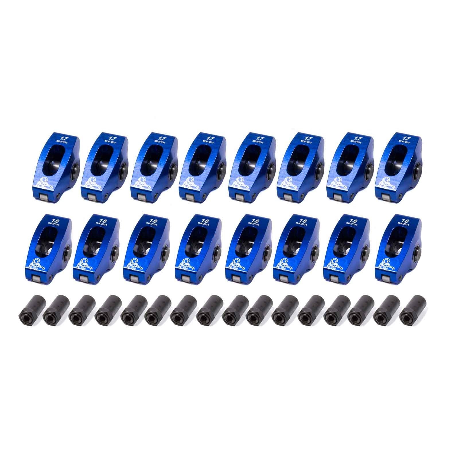 Scorpion Performance SBC Roller Rocker Arms 1.7/1.6 Ratio 7/16 Stud