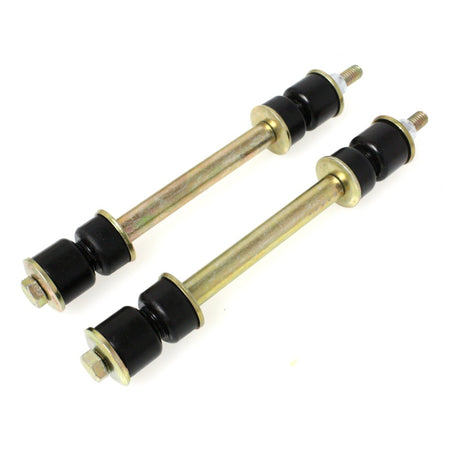 Energy Suspension Hyper-Flex End Link - Pivot Style - 5-7/8 to 6-3/8 in Long - 3/8 in Bolt End - Black/Cadmium (Pair)