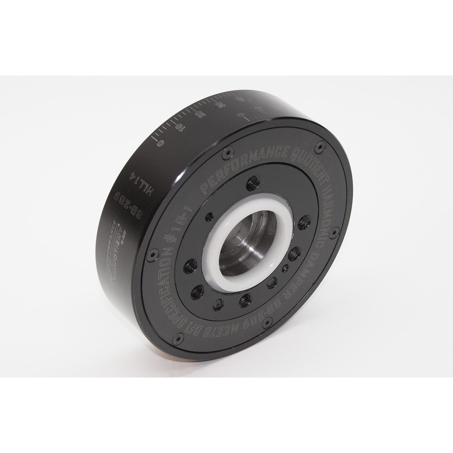 PRW Harmonic Balancer - 6.400 in OD - Black - External Balance - Small Block Ford
