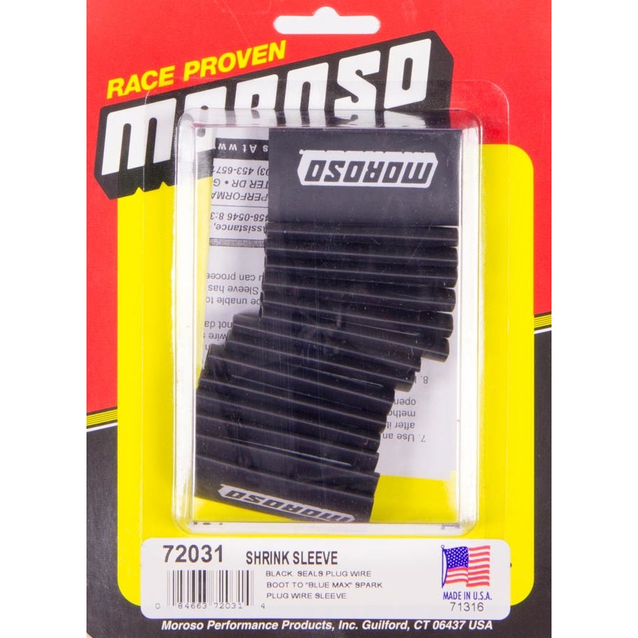 Moroso Shrink Sleeve - Black - (18 Pack)