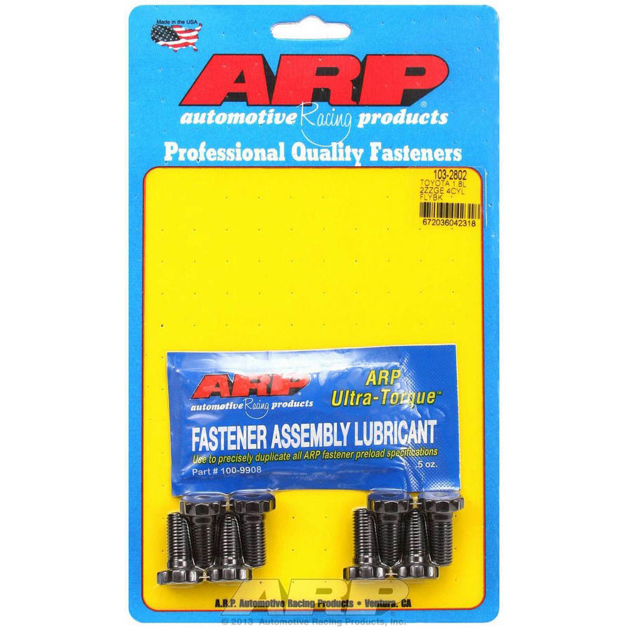 ARP Flywheel Bolt Kit - 10 mm x 1.25 Thread - 1.000" Long - 12 Point Head - Chromoly - Black Oxide - Toyota 4-Cylinder
