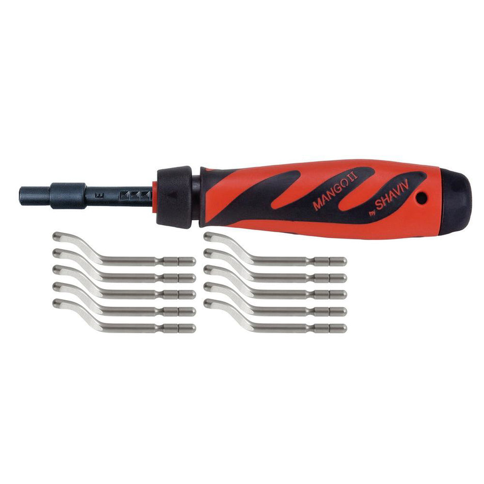 Shaviv Long Reach Deburring Tool - E100S Blades Included