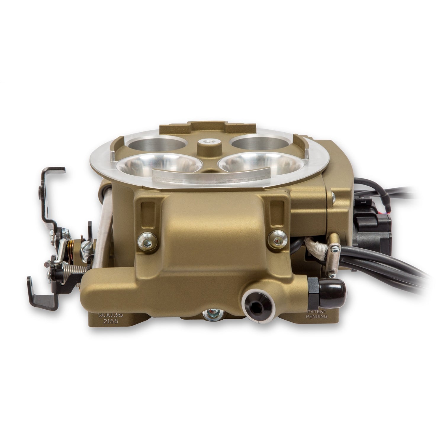 Sniper EFI Quadrajet Kit Gold Finish