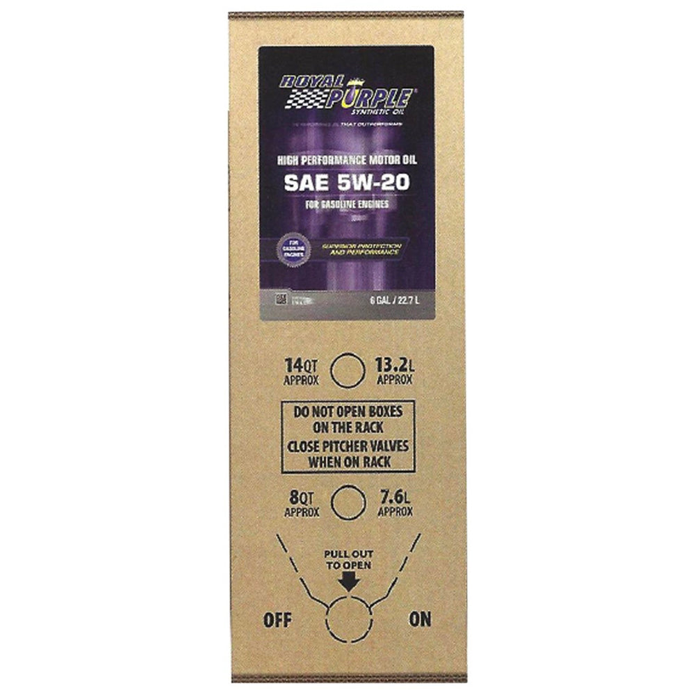 Royal Purple Multi-Grade Motor Oil 5w20 SAE 6 Gallon Box