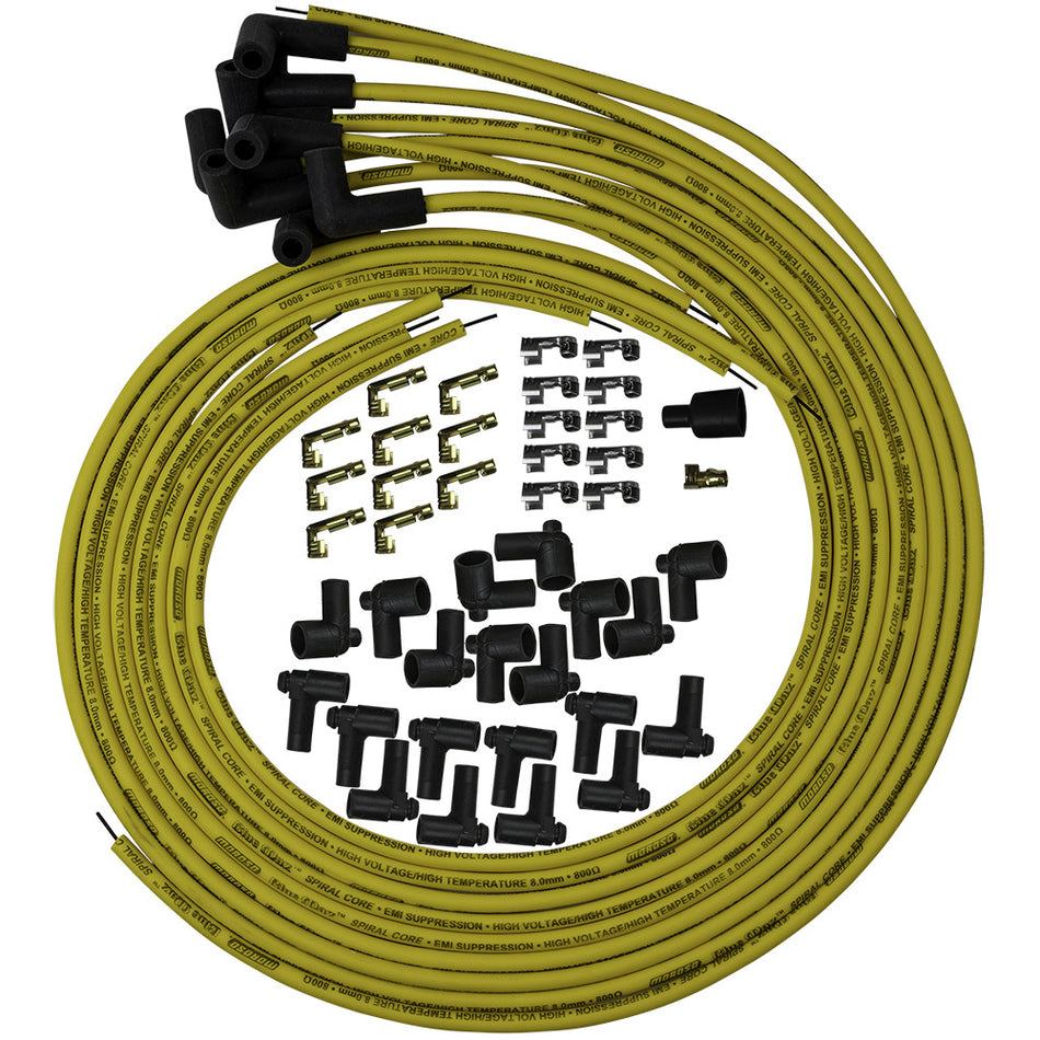 Moroso Blue Max Spiral Core Universal Ignition Wire Set - 8 Cylinder Engines