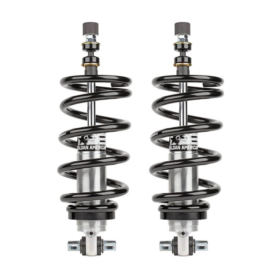 Aldan American RCX Series Double Adjustable Front Coil-Over Shock Kit - 550 lb/in Spring Rate - Black - GM F-Body 1967-69/GM X-Body 1968-74