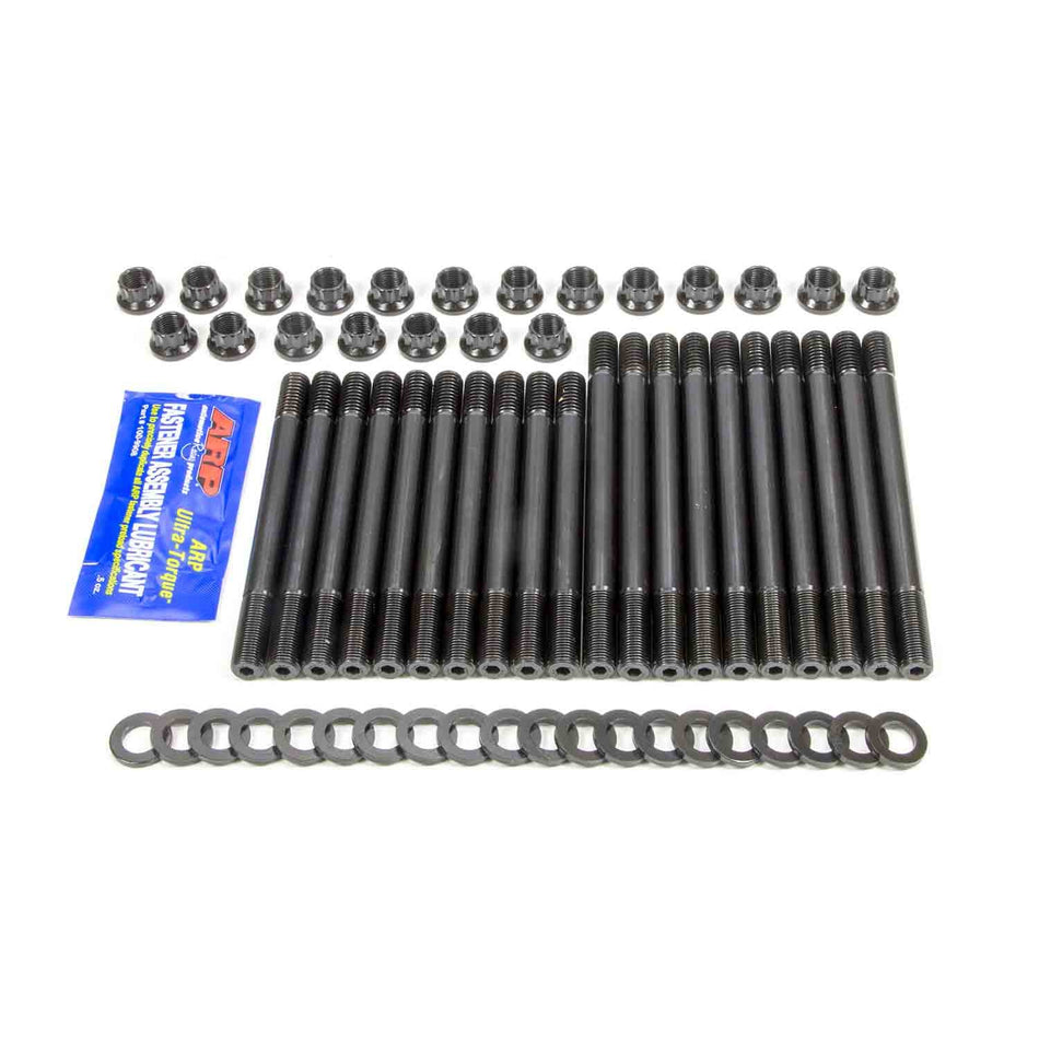 ARP Cylinder Head Stud Kit - 12 Point Nuts - Chromoly - Black Oxide - R Block - Small Block Ford