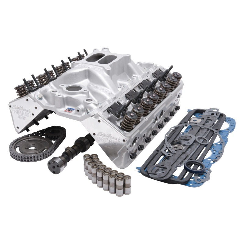 Edelbrock E-Street Power Top End Package - SB Chevy 57-86