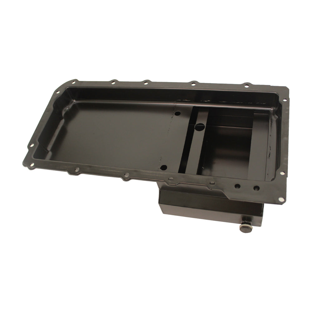 Racing Power OIl Pan - Rear Sump - 7 Quart - Black - GM LS-Series