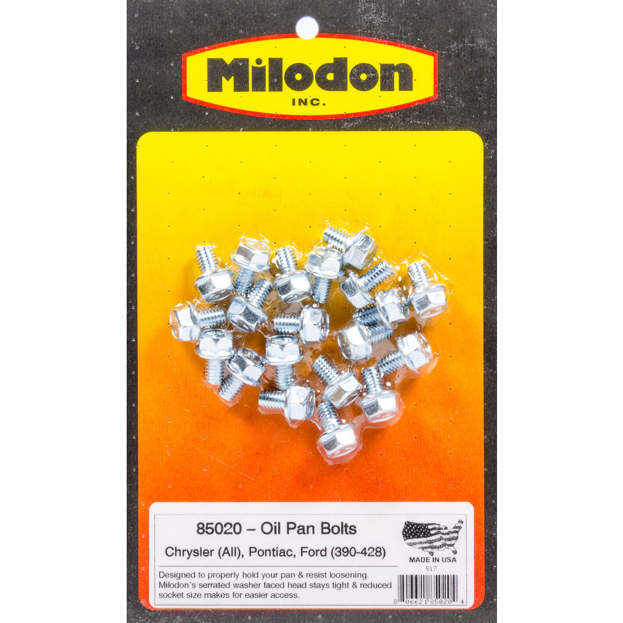 Milodon Oil Pan Bolt Kit BB Mopar