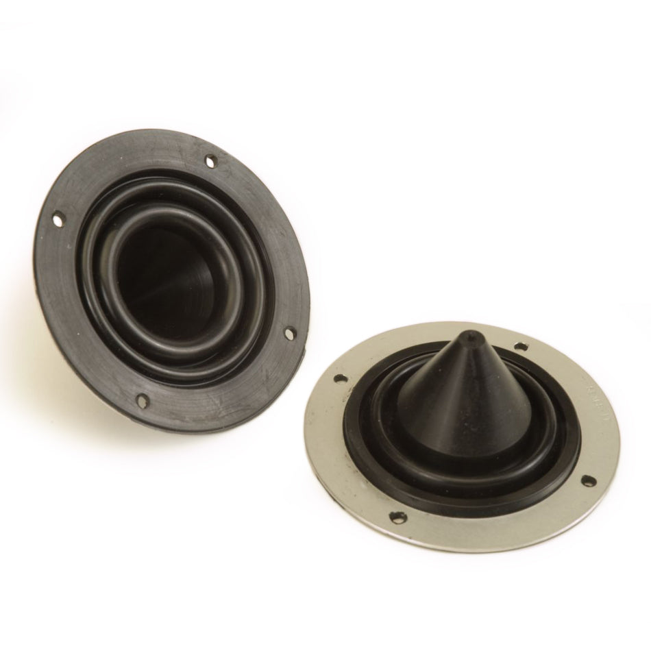 Seals-It Firewall Grommet - 1 Hole - 3" OD - 1" OD - Pointed - Aluminum/Rubber - Black