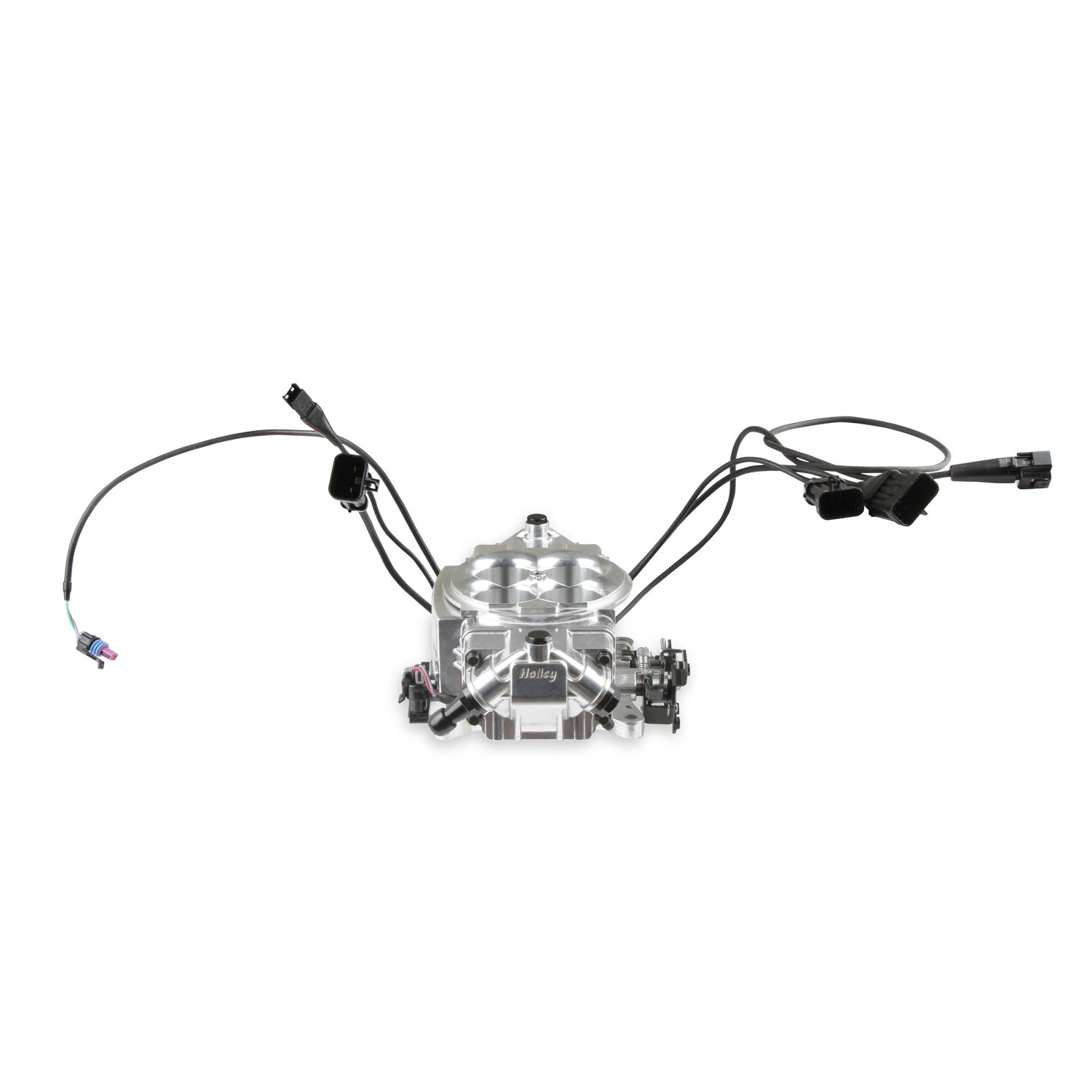 Sniper Stealth EFI Fuel Injection System - Master - Throttle Body - Square Bore - Aluminum - Polished