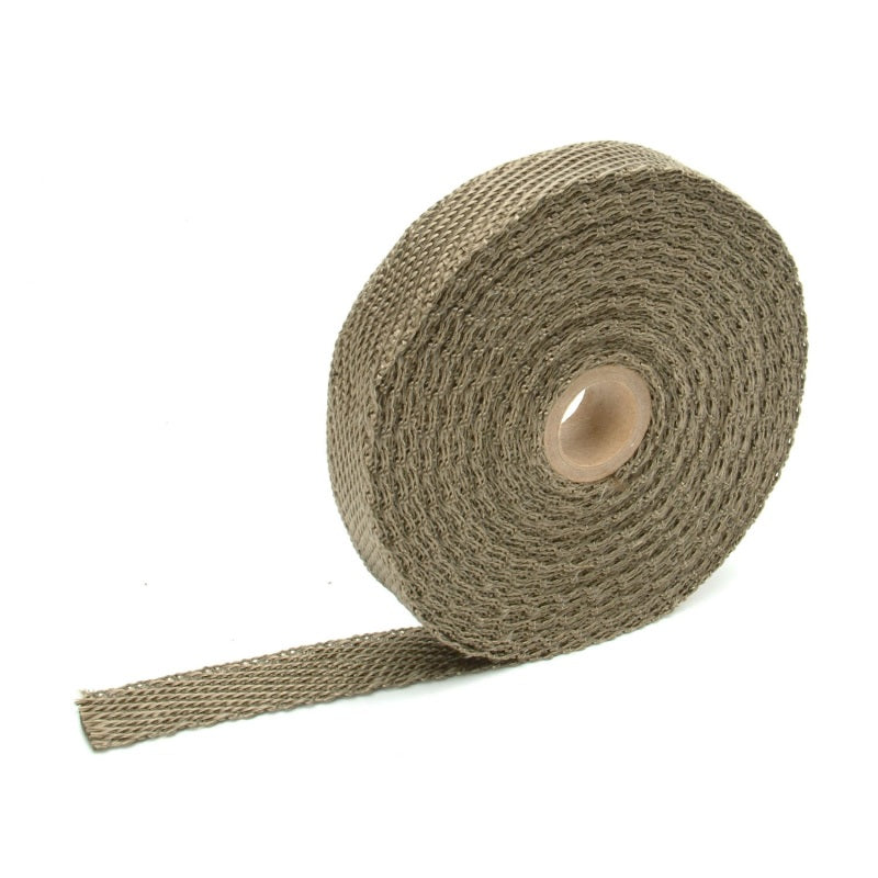 DEI Titanium Exhaust Wrap - 1" Wide - 50 ft Roll - Carbon Fiber Look