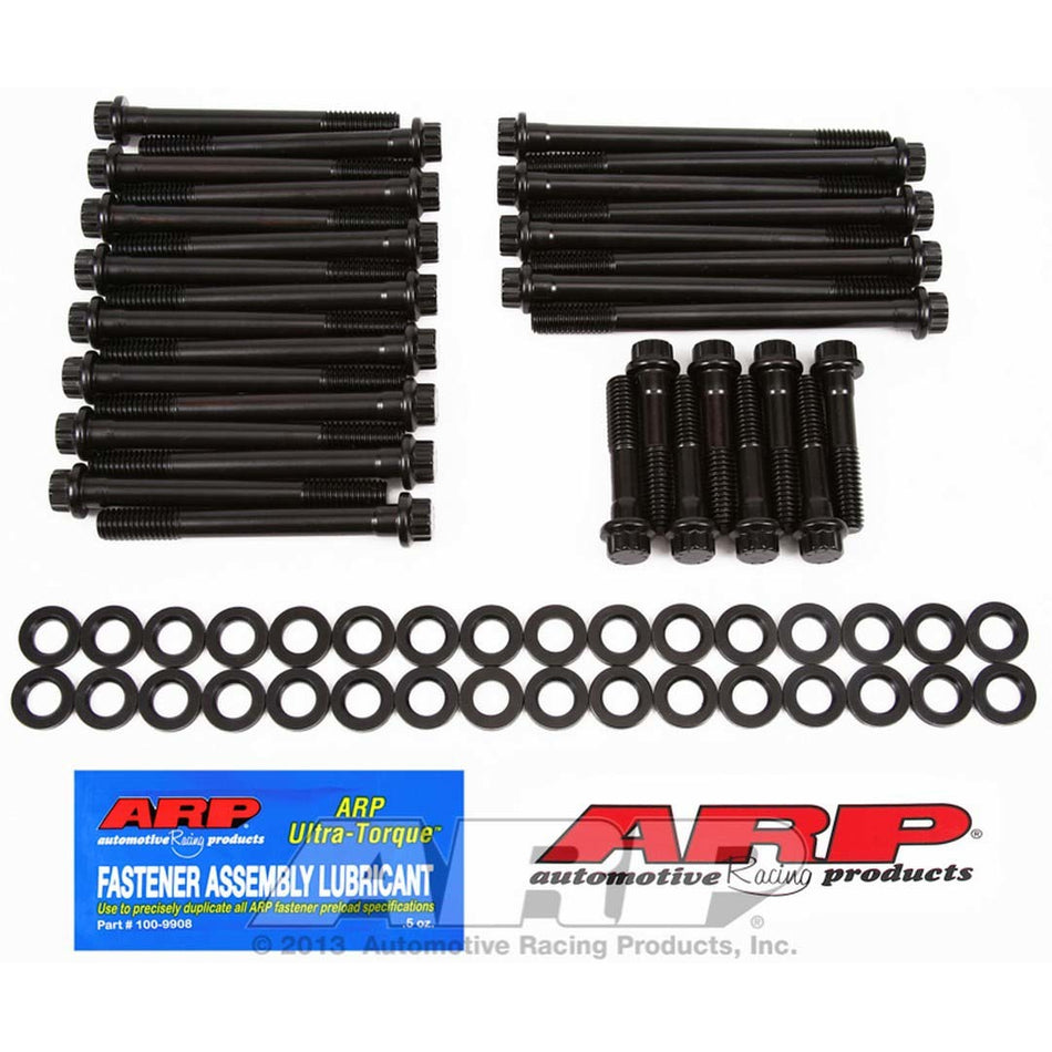 ARP High Performance Series Cylinder Head Bolt Kit - 12 Point Head - Chromoly - Black Oxide - Edelbrock - Big Block Chevy