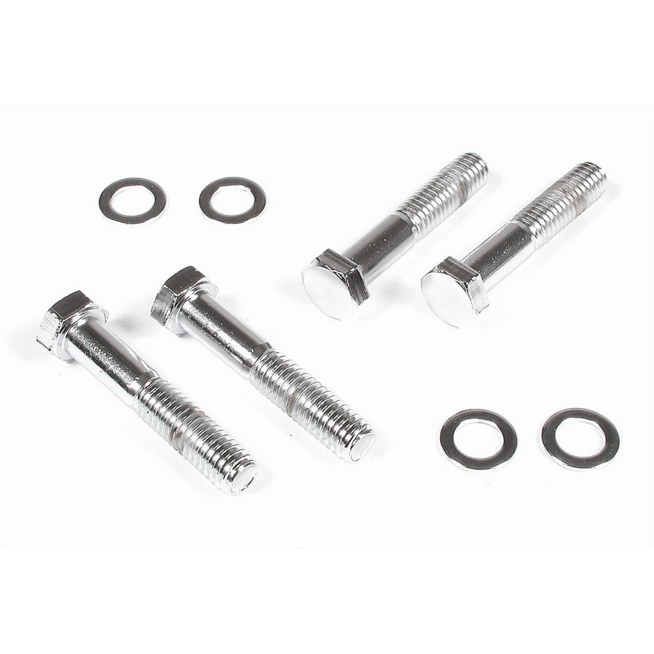 Mr. Gasket Water Pump Bolt Kit - Hex Head - Chrome - Long Water Pump - Chevy V8