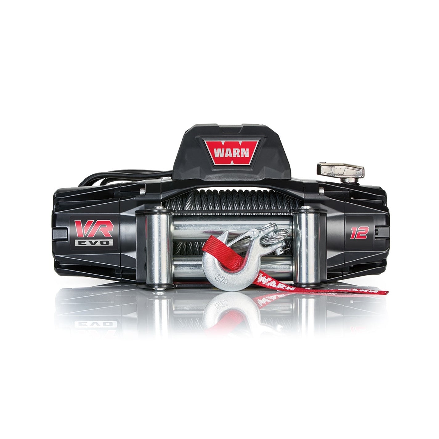 Warn VR EVO 12 Winch - 12000 lb. Capacity - Roller Fairlead - 12 Ft. Remote - 3/8" x 85 Ft. Steel Rope - 12V