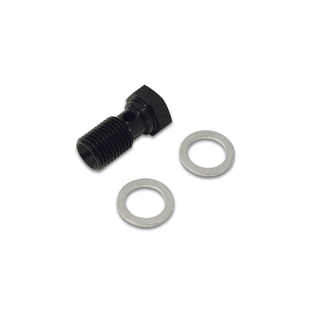 Vibrant Performance Banjo Bolt - Single Banjo - 14 mm x 1.250 Thread - 22 mm Length - Black (Pair)