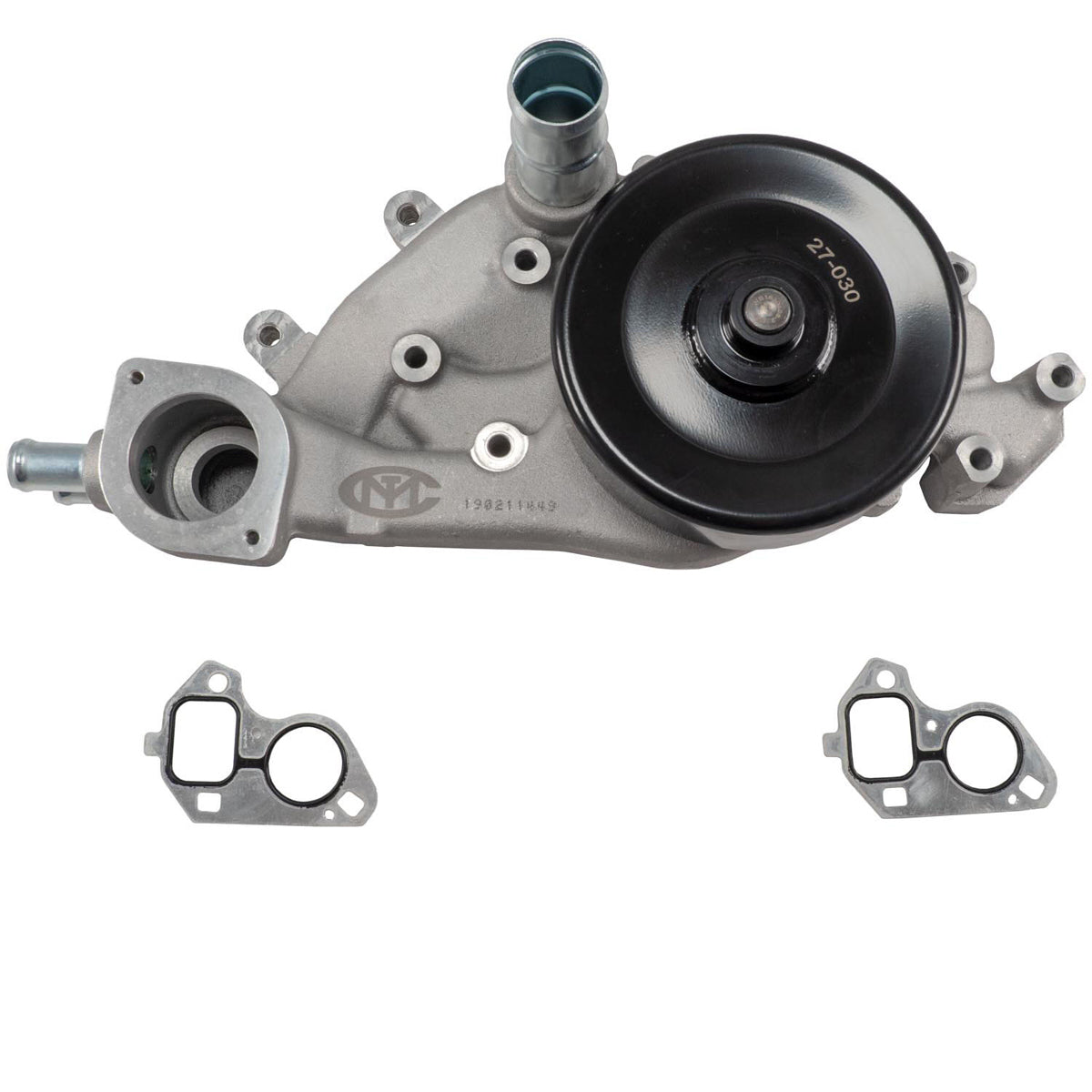 Melling Water Pump - Black Pulley - 4.73 in Hub Height - GM LS-Series