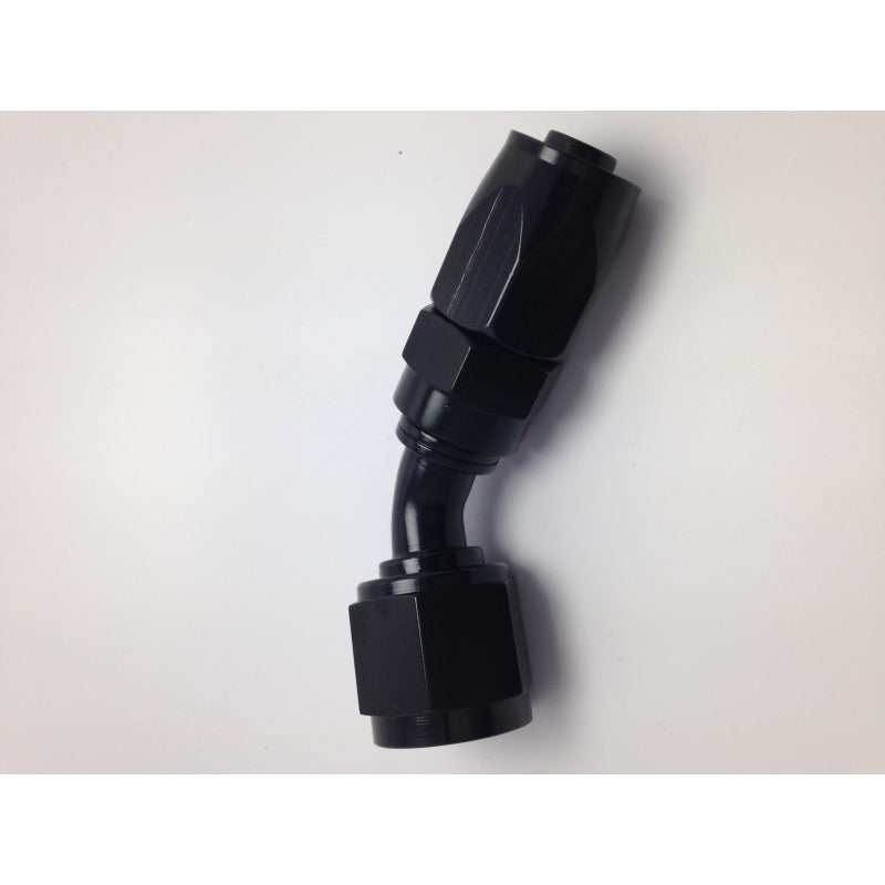 Fragola 45° -10 AN Female to -8 Hose End Reducer - Black