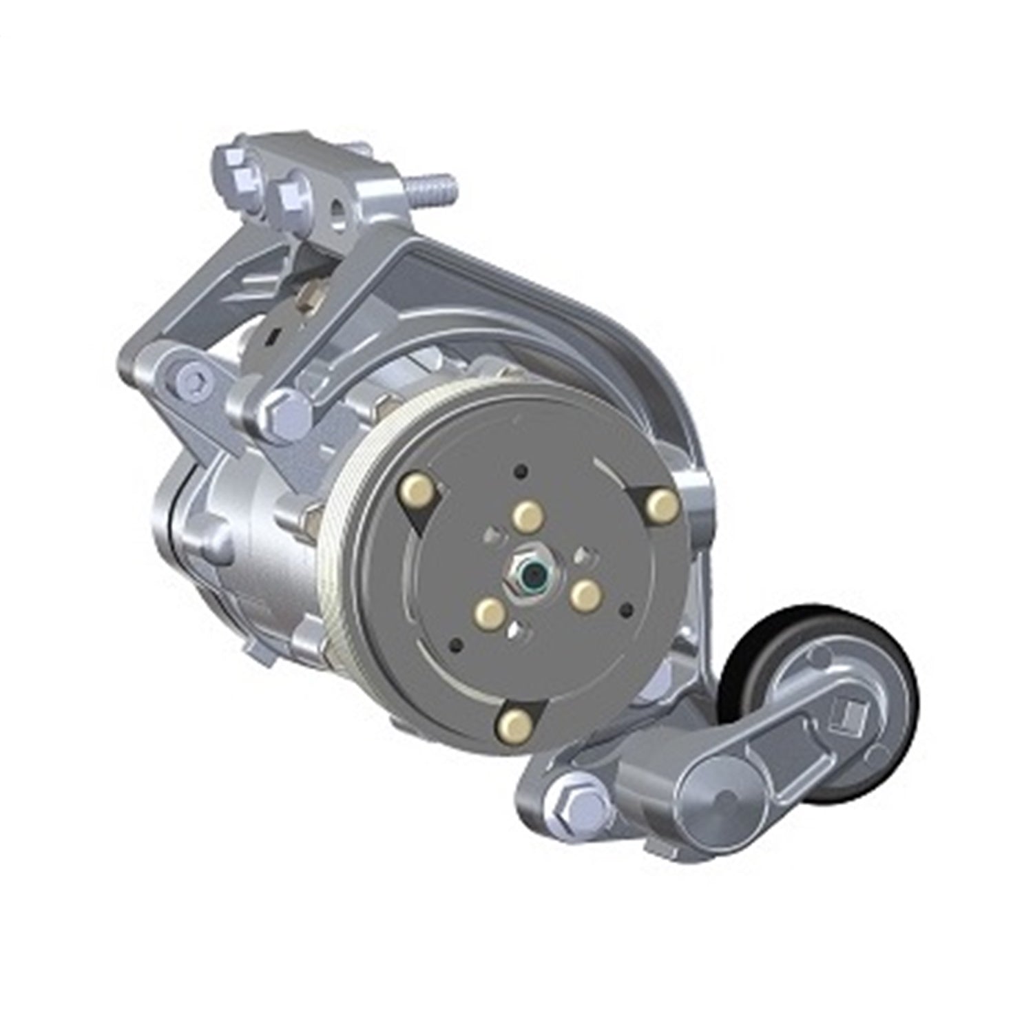 Holley Low LS Drive System Kit RH w/SD7 AC Compressor