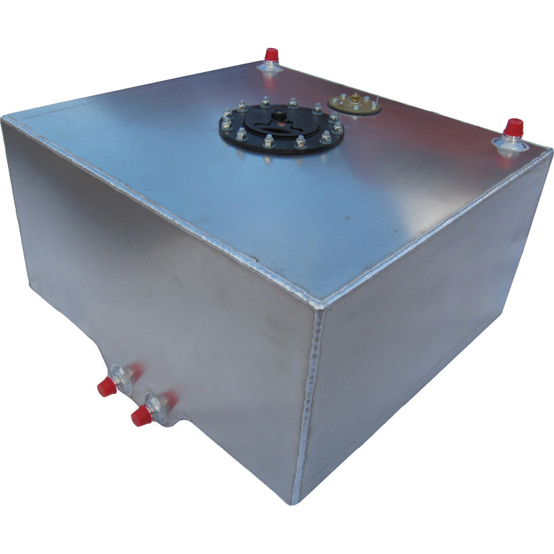 RCI 15 Gallon Fuel Cell - 20 in Wide x 18 in Deep x 10 in Tall - 8 AN Male Outlet/Return/Vent - Foam