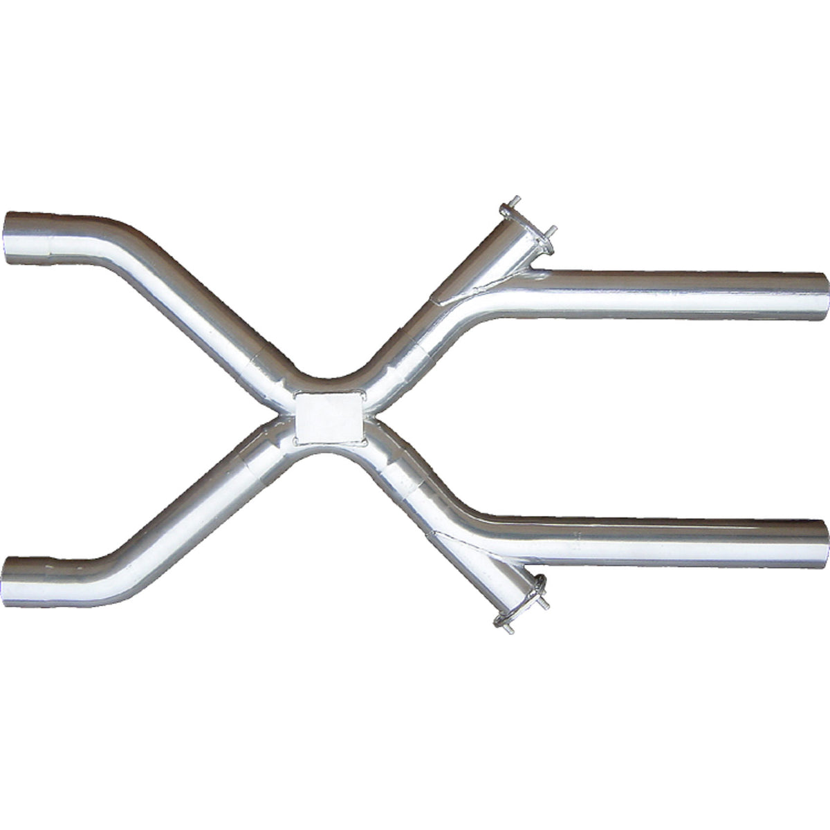 Pypes Performance Exhaust X-Change Exhaust X-Pipe 3" Diameter Dumps Stainless - Natural