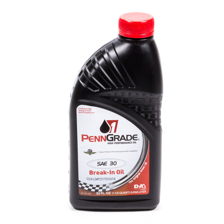 PennGrade 1 Break-In Oil - SAE 30 - 1 Quart Bottle