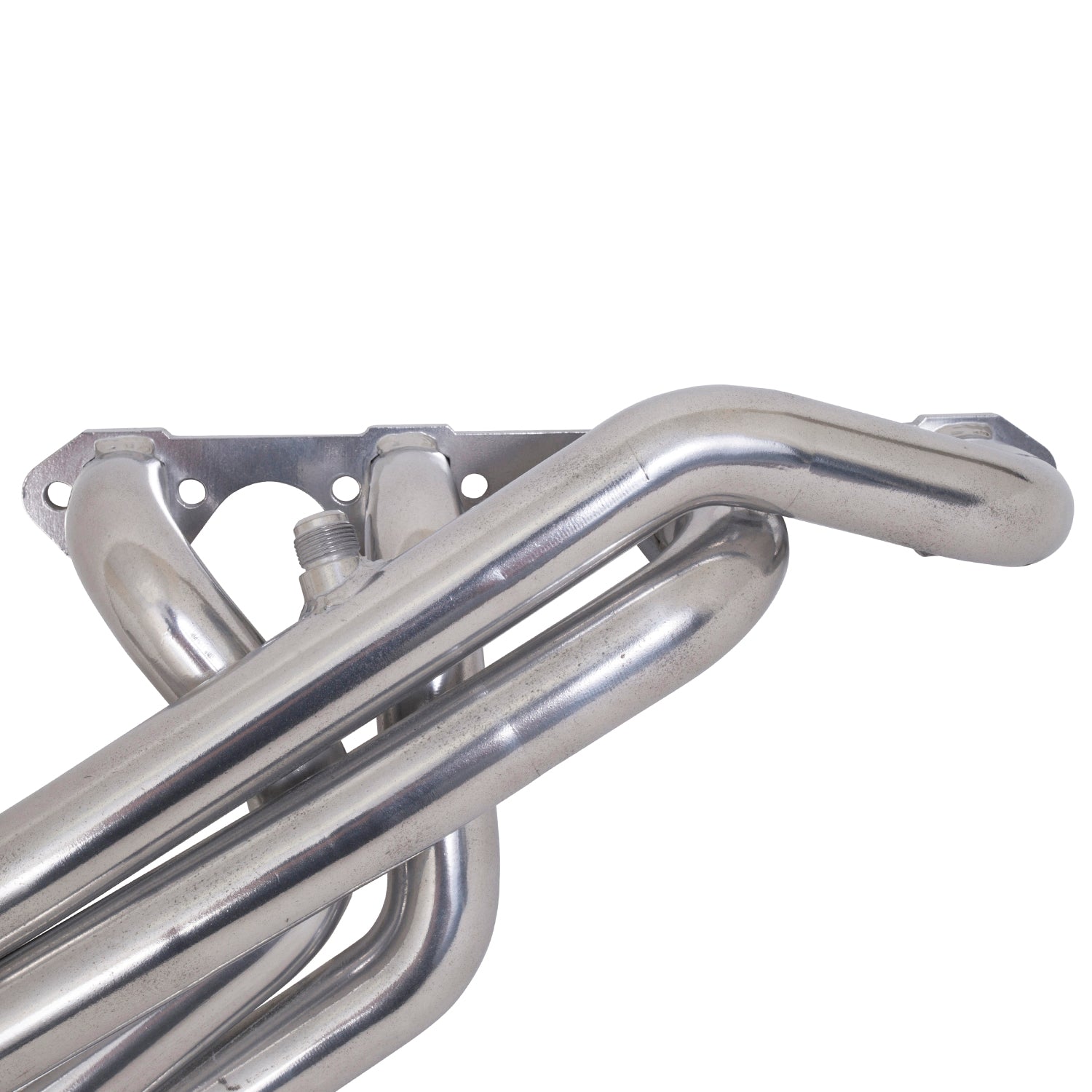 BBK Performance Long Tube Headers - 1-5/8" Primary - 2-1/2" Collector - Steel - Metallic Ceramic - Small Block Ford