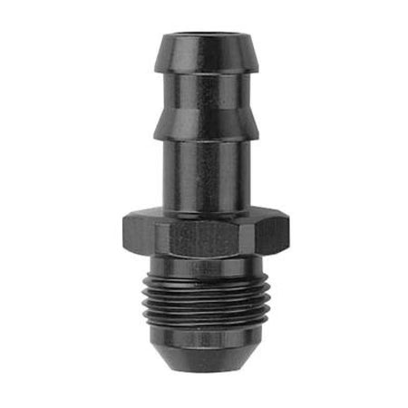 Fragola -06 AN Male to 3/8" Hose Barb Adapter - Black