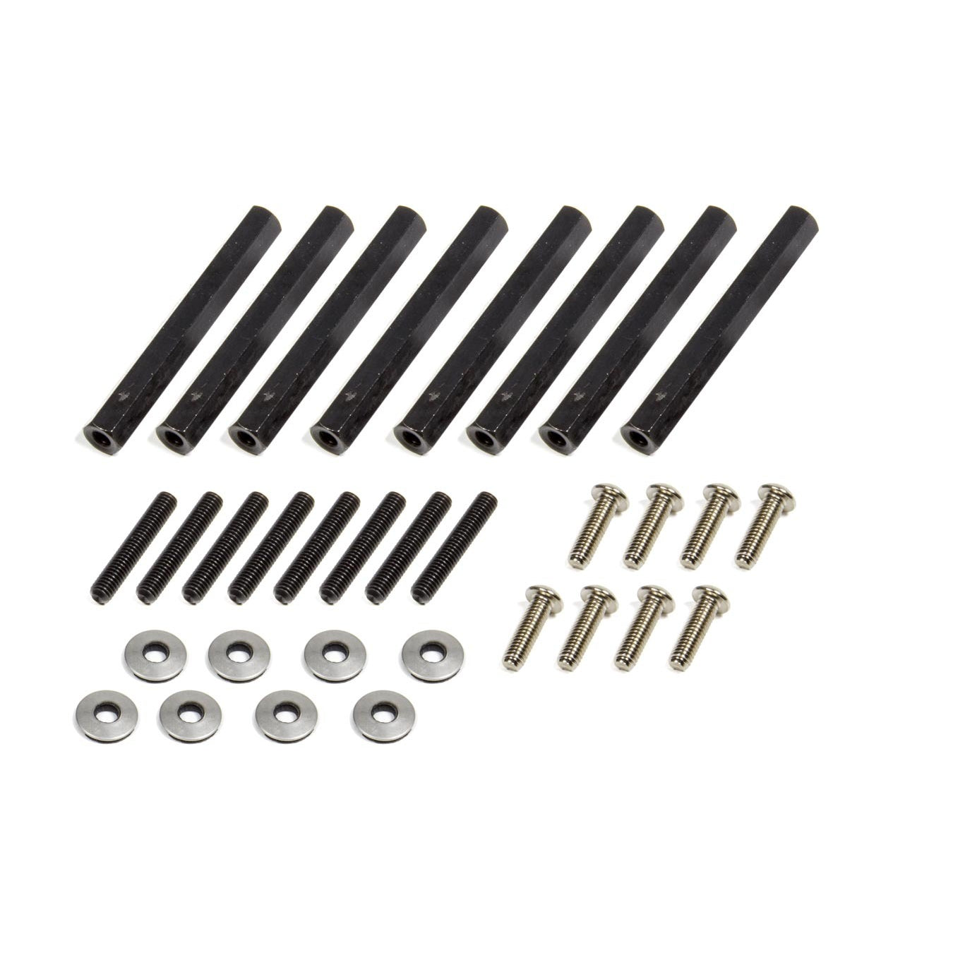 Proform Performance Parts Stud Valve Cover Fastener 6 mm x 1 Thread 1.387" Long 4-1/8" Tall Hex Head Nuts - Steel