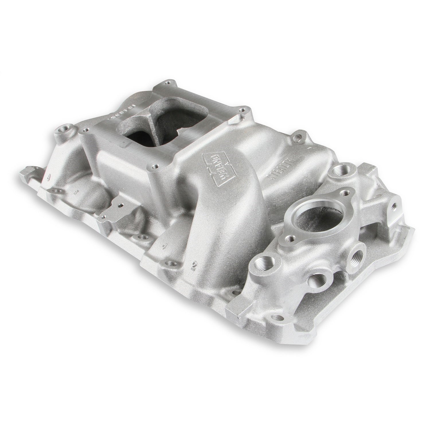 Weiand Stealth Square Bore Dual Plane Intake Manifold - Oval Port - Big Block Chevy