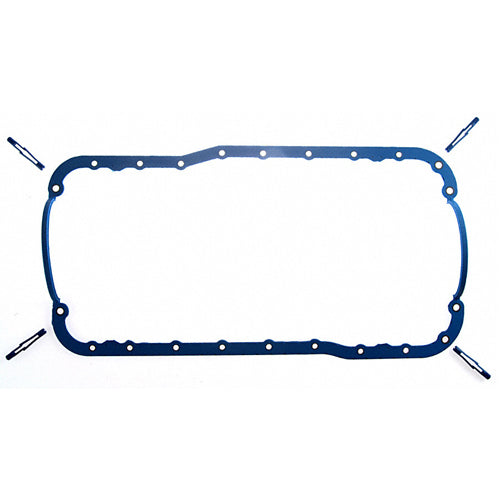 Fel-Pro 1-Piece Oil Pan Gasket - Steel Core Silicone Rubber - Small Block Ford OS13260T