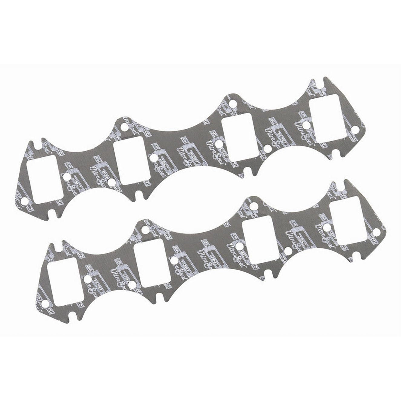 Mr. Gasket Ultra Seal Exhaust Gasket Set - Port Dimensions: Width: 1.56 in. x Height: 2.32 in.