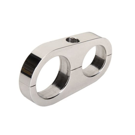 Billet Specialties 0.540 in/0.630" Holes Hose Separator Stainless Hardware Billet Aluminum Polished