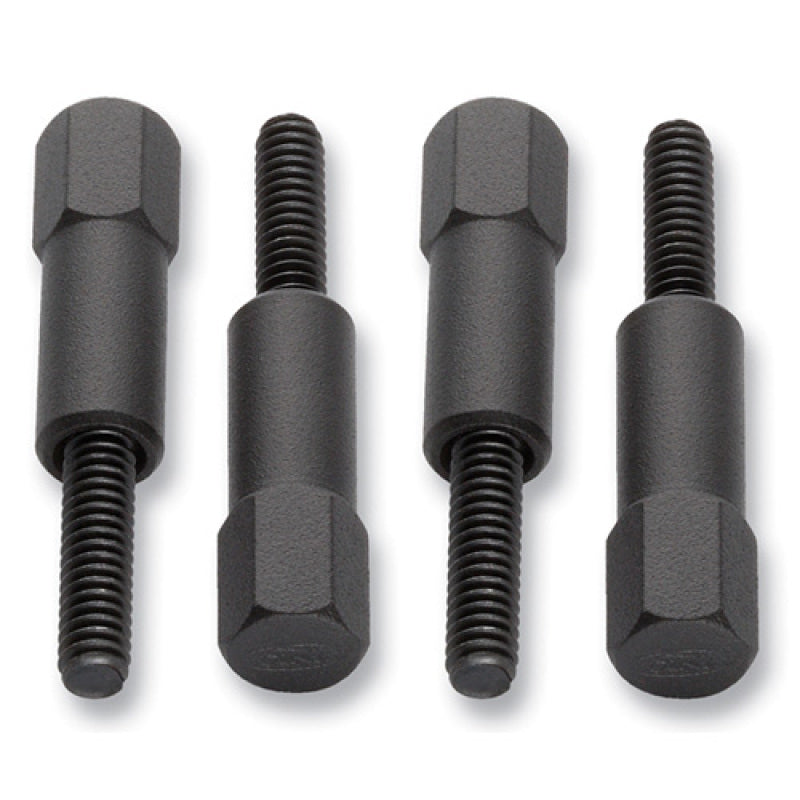 Ford Racing Valve Cover Mini Nut - 1/4-20 in Thread - 1-1/2 in Long - Ford Logo - Black Crinkle (Set of 4)